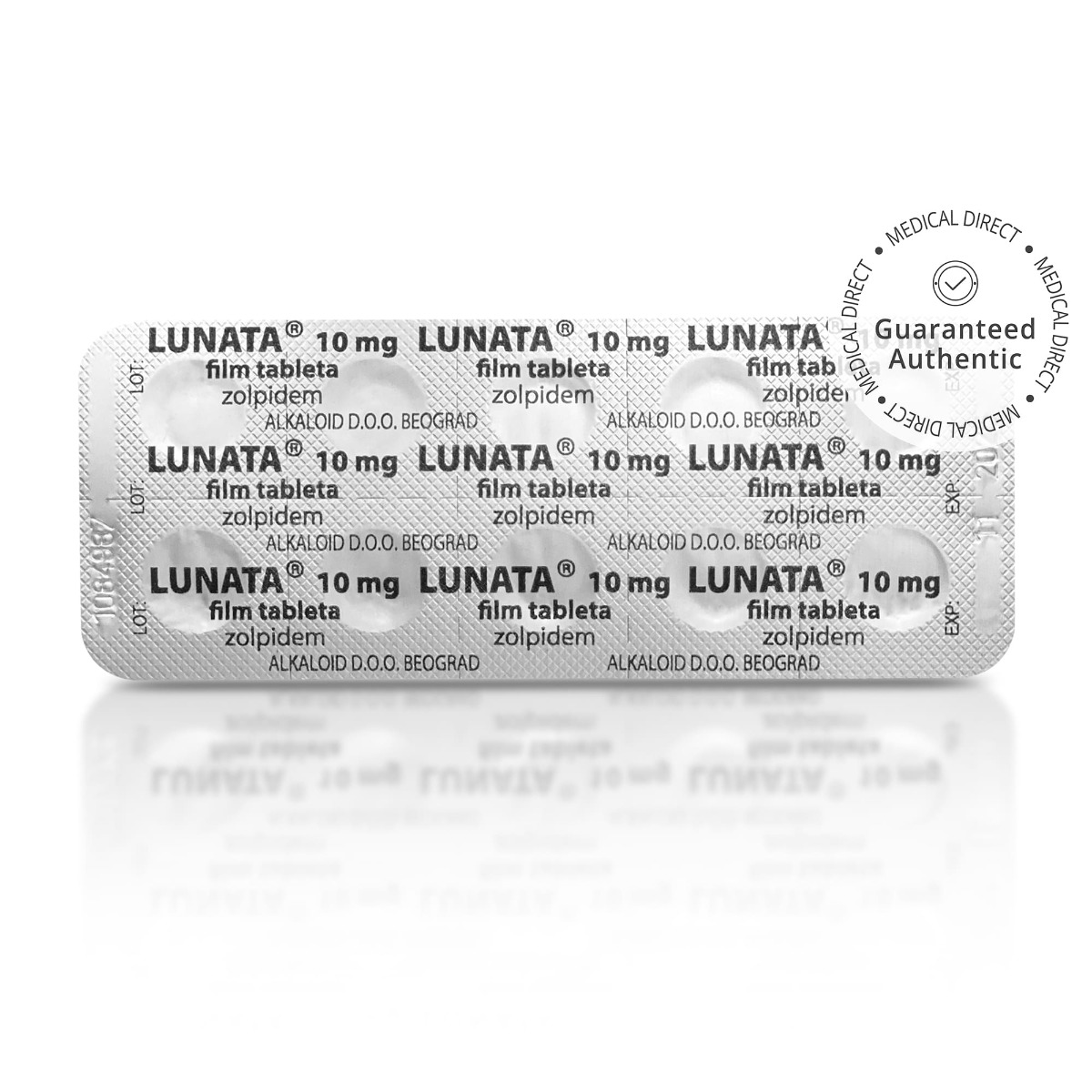 Zolpidem Tartrate 10mg Tablets - Alkaloid - Image 2