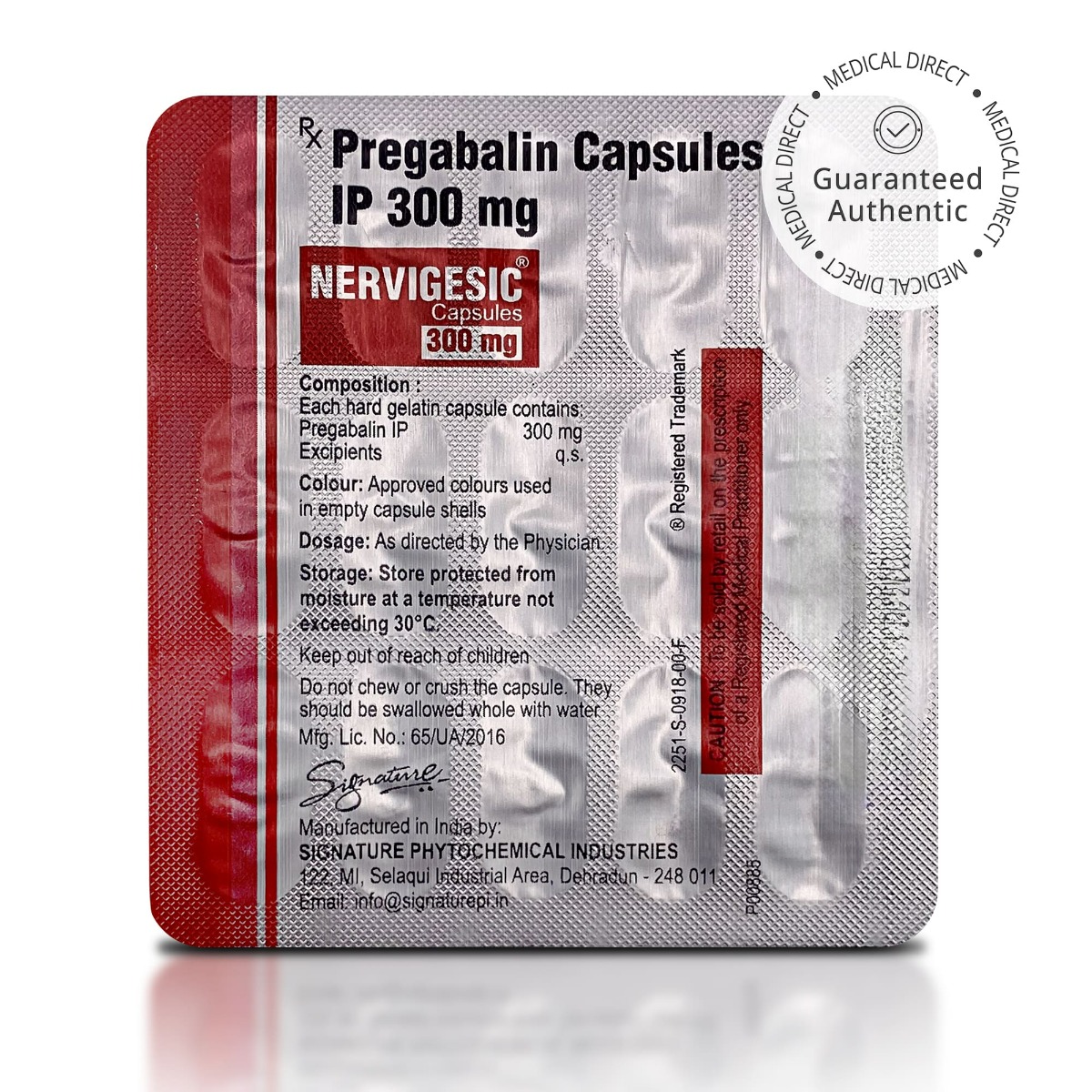 Pregabalin Nervigesic 300mg Tablets - Signature - Image 2