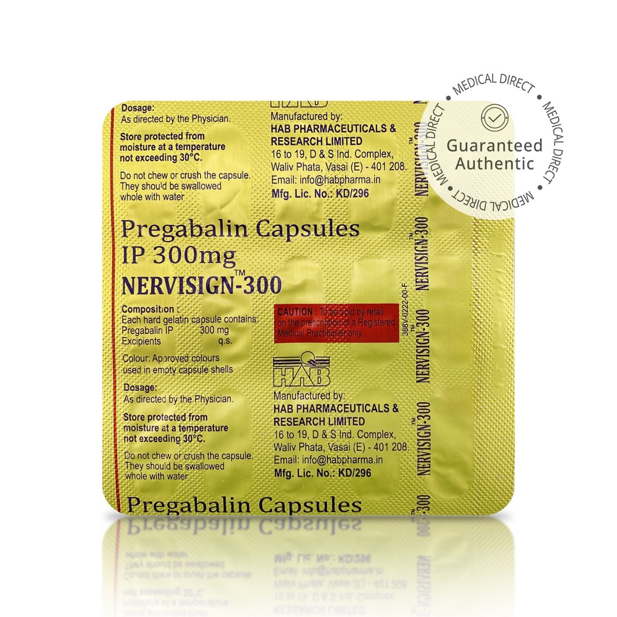 Pregabalin Nervisign 300mg Tablets - HAB - Image 4