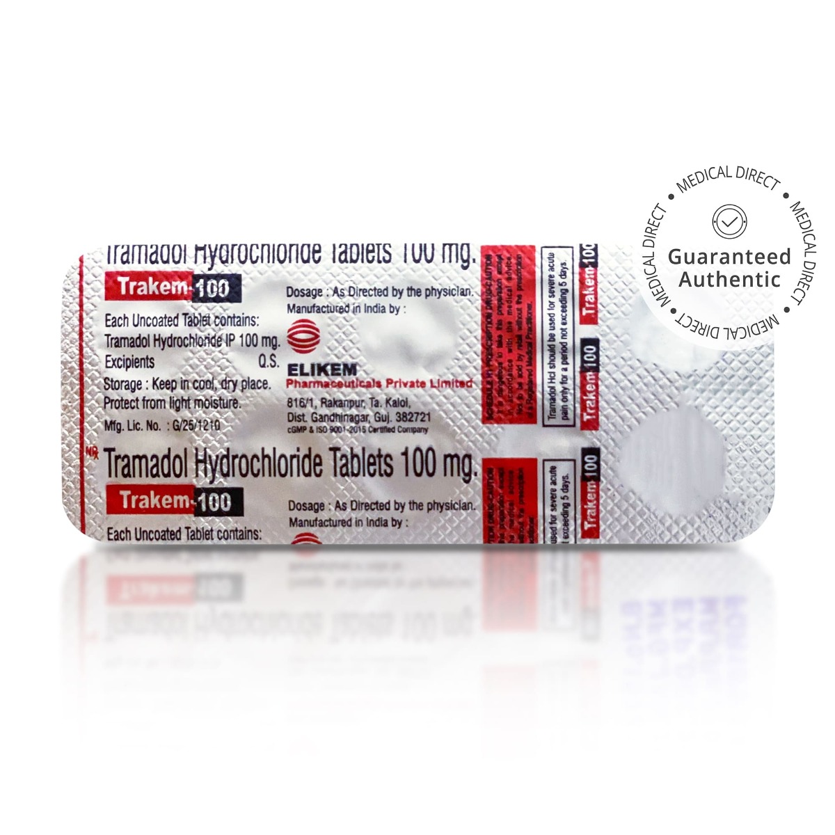 Tramadol Hydrochloride 100mg Tablets - Trakem - Image 4