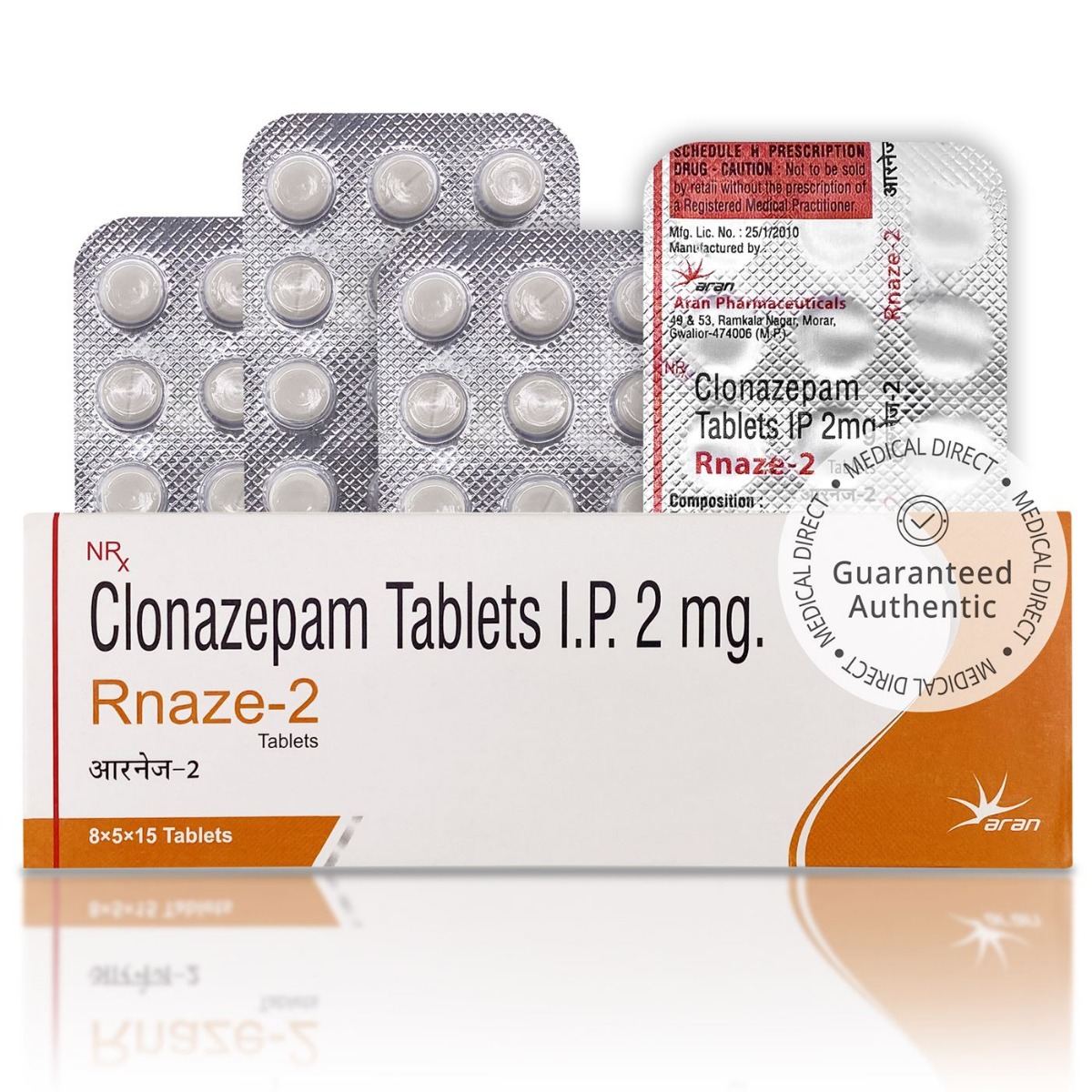 Clonazepam 2mg Tablets - Aran
