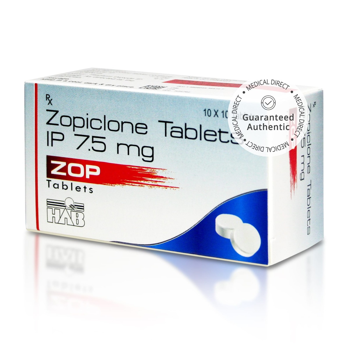 Zopiclone 7.5mg Tablets White - HAB - Image 2